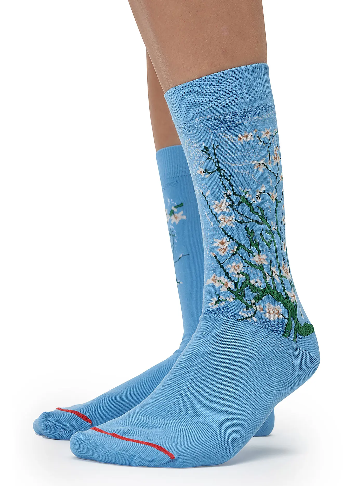 MUSEARTA | Herren Socken ALMOND BLOSSOM - V. GOGH light blue (40-46) | 